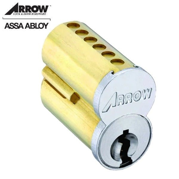 6-Pin SFIC Core, Uncombinated, Best L Keyway, Plain Face, No Logo, Satin Chrome